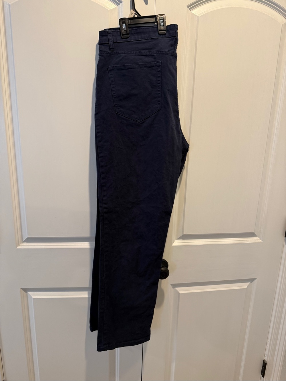 Amazon Essentials Navy and Khaki Two-Tone Chino Pants